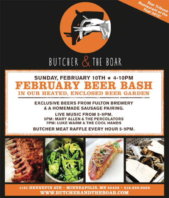 February Beer Bash Flier