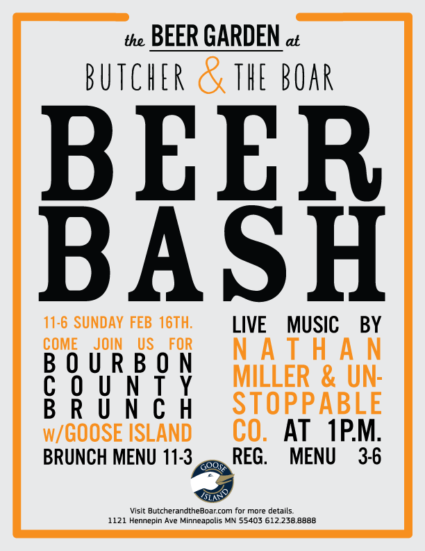Bourbon County Brunch Beer Bash with Goose Island