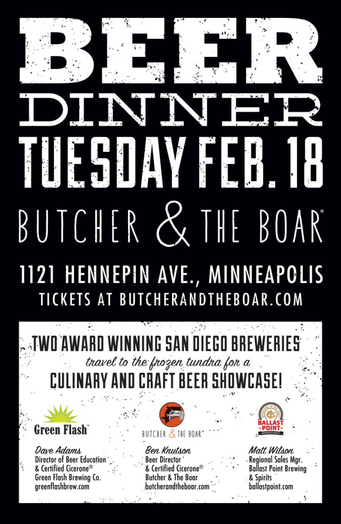 Ballast Point & Green Flash Dinner