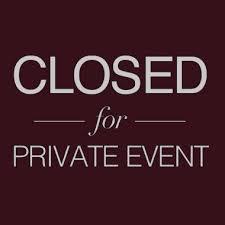 Closed for Private Event